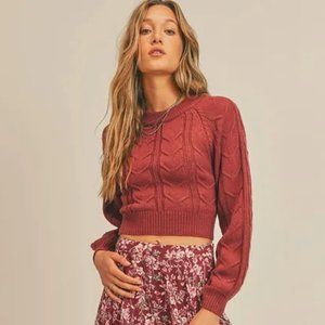 SAGE THE LABEL Remind You Not Backless Sweater ❣️